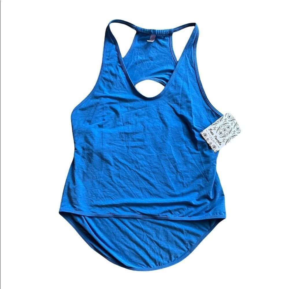 Free People Highest Pick Cami Blue XS